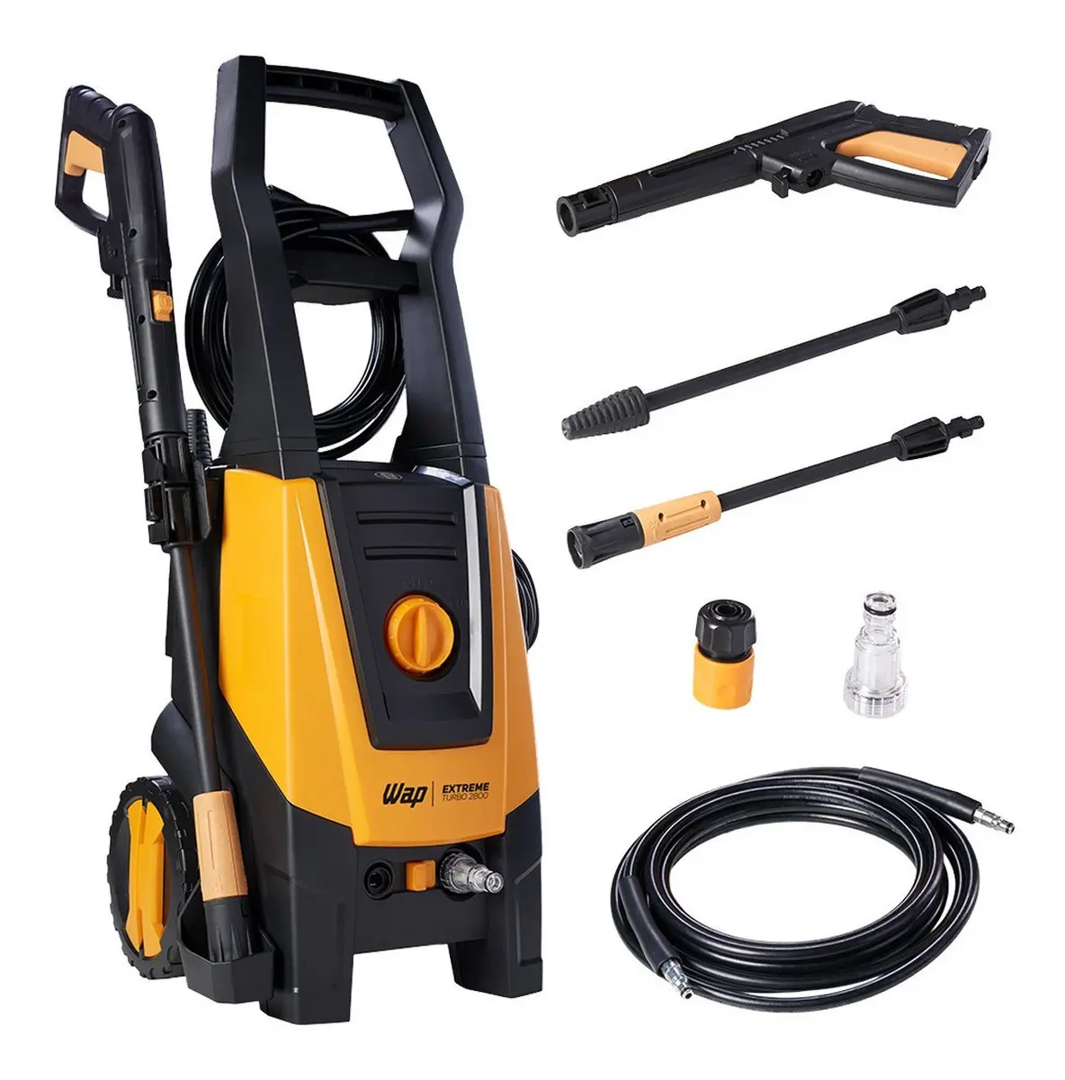 Lavadora de Alta Pressão WAP Extreme Turbo 2800 2450PSI 1900W com Aplicador de Detergente